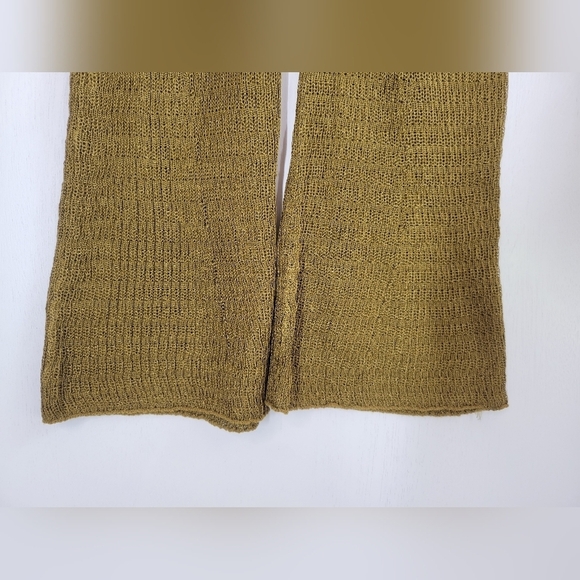 NWOT Free People Rosella Swit Slim Flair Pants Mustard - Picture 6 of 7